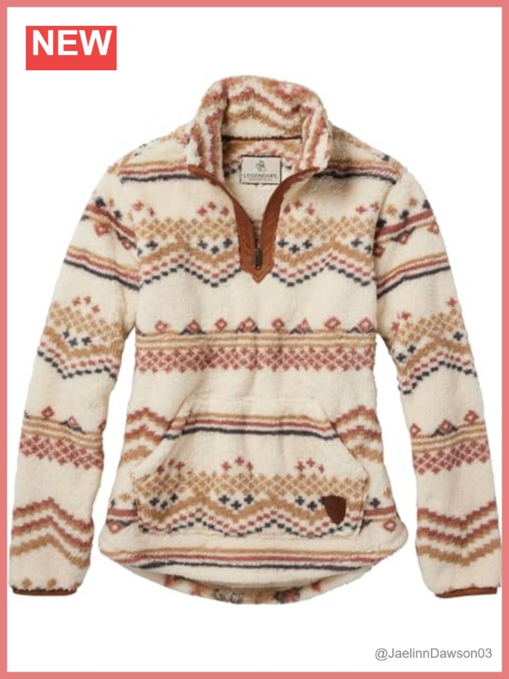 Fuzzy Hide Fleece Pullover 1/4 Zip Women's Cozy Standup Collar Kangaroo Pocket